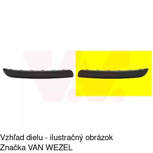 Lišta nárazníka 304407-6 /POLCAR/ - obr. 5