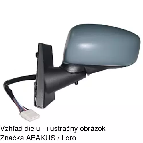 Vonkajšie zrkadlo 3044521M /POLCAR/ - obr. 3