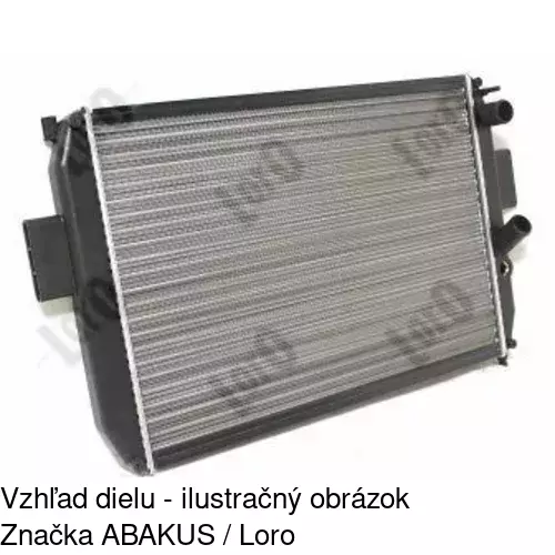 Chladiče vody 305008A6 /POLCAR/ - obr. 2