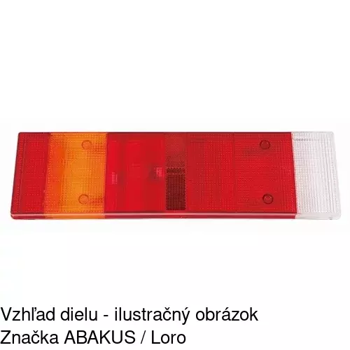 Tienidlo zadného svetla POLCAR 3050873E