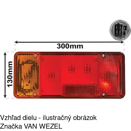 Zadné svetlo 3050878E /POLCAR/ - obr. 5