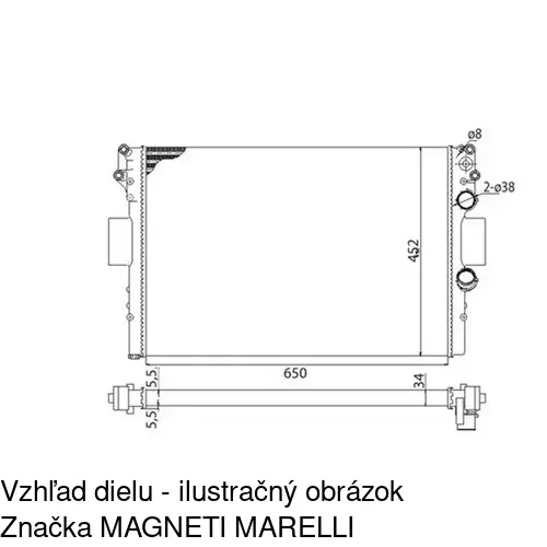 Chladiče vody 3052081X /POLCAR/ - obr. 3