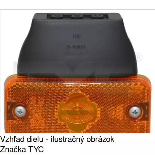 Obrysové svetlo POLCAR 3080194