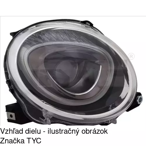 Hlavný reflektor POLCAR 30A210-U