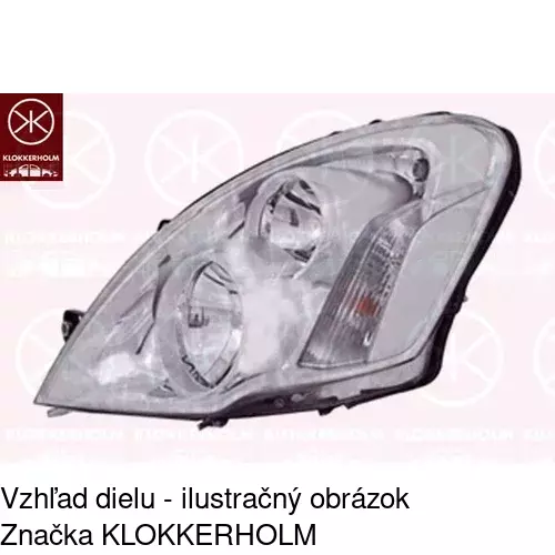 Hlavný reflektor 30N109-U /POLCAR/ - obr. 1