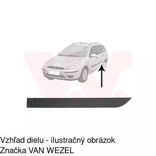 Lišta dverí POLCAR 32010041