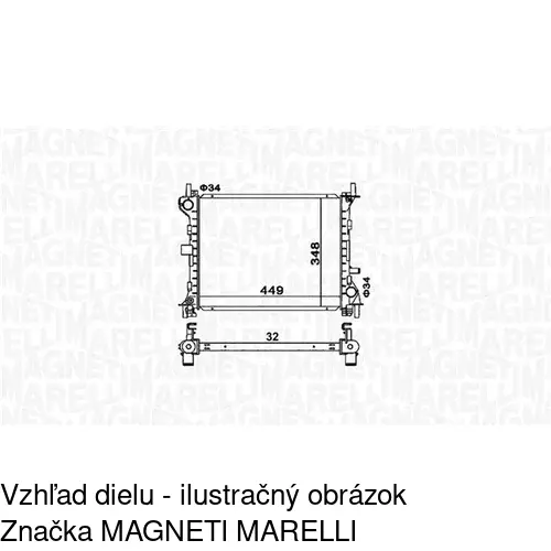 Chladiče vody 320108A1 /POLCAR/ - obr. 1