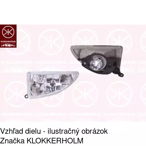 Hmlové svetlo - predné 320130-E /POLCAR/ - obr. 2
