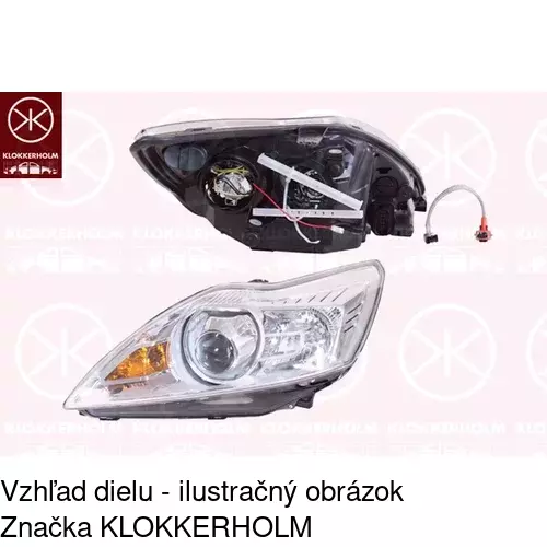 Hlavný reflektor 3205104E /POLCAR/ - obr. 1
