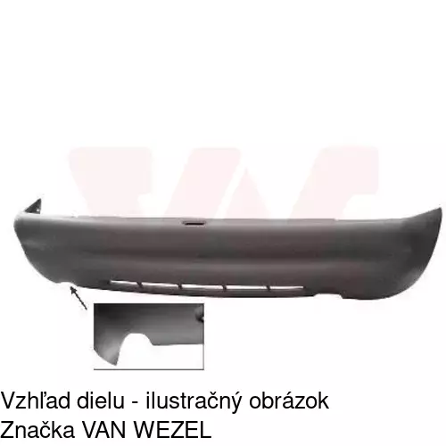 Predný nárazník 320707-5 /POLCAR/ - obr. 1