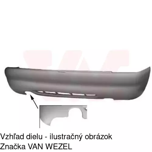 Predný nárazník 320707-5 /POLCAR/ - obr. 2