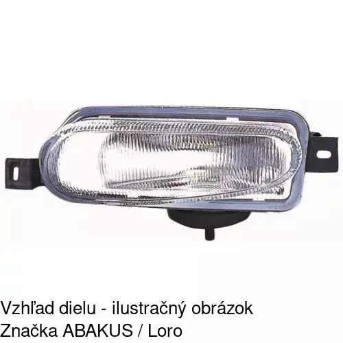 Hmlové svetlo - predné 3207290E /POLCAR/ - obr. 2