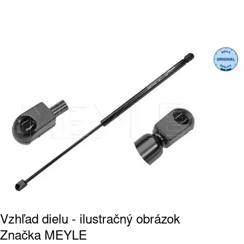 Plynová pružina 3209AB1D /POLCAR/ - obr. 2