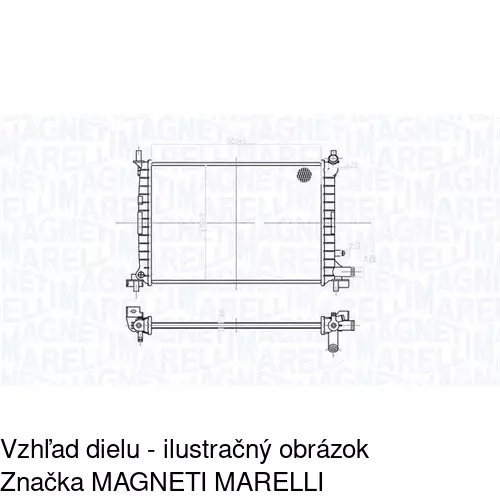 Chladiče vody 321008A5 /POLCAR/ - obr. 1