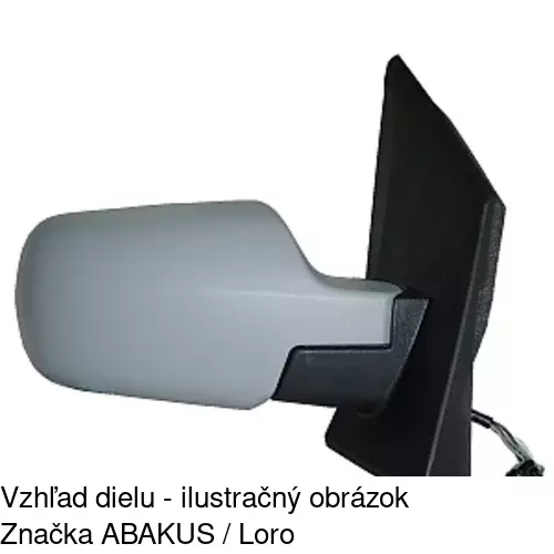 Vonkajšie zrkadlo 3212524E /POLCAR/ - obr. 3