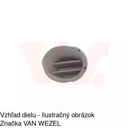 Záslepka otvoru hmlovky 321727-1 /POLCAR/ - obr. 1
