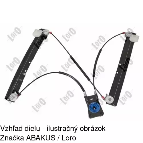 Mechanizmus sťahovania okna elektrický bez motora 3219PSG1 /POLCAR/ - obr. 2