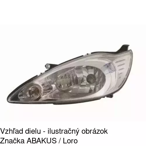 Hlavný reflektor 323309-E /POLCAR/ - obr. 4
