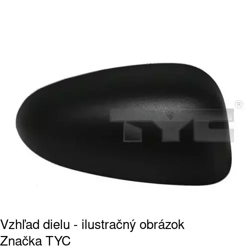 Vonkajšie zrkadlo 3233522E /POLCAR/ - obr. 1