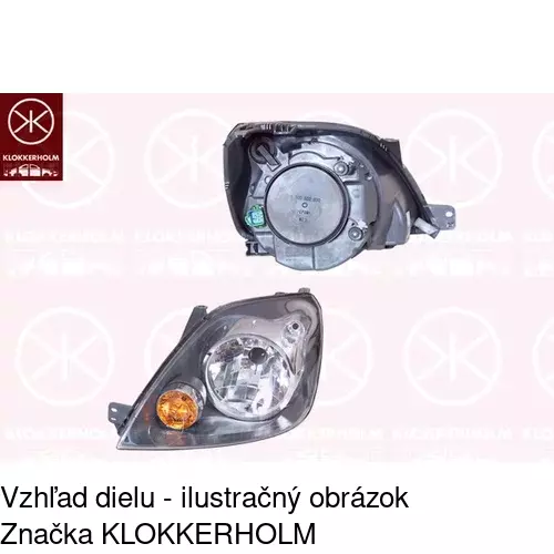 Hlavný reflektor 3237091E /POLCAR/ - obr. 1