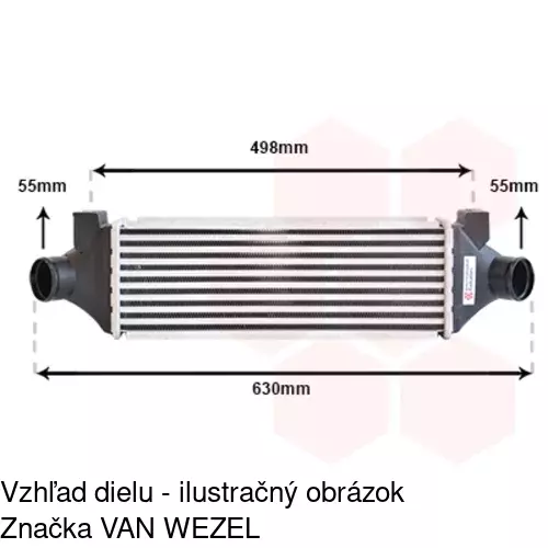 Chladiče vzduchu (Intercoolery) 3247J8-1 /POLCAR/ - obr. 3