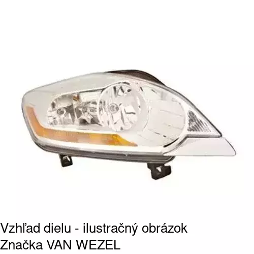 Hlavný reflektor 325210-H /POLCAR/ - obr. 3