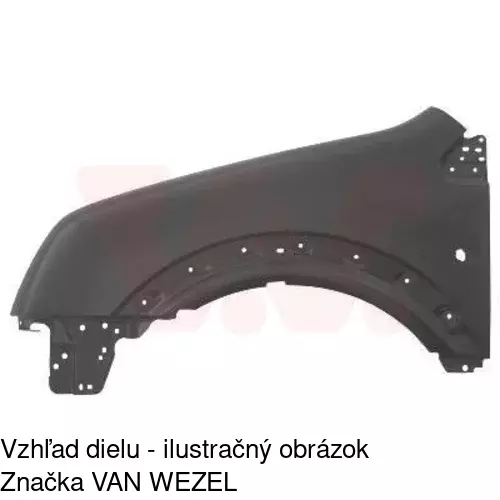 Predný blatník 325601 /POLCAR/ - obr. 2