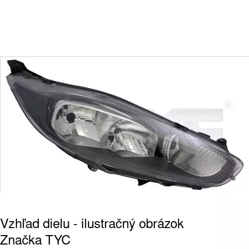 Hlavný reflektor POLCAR 32B110-E