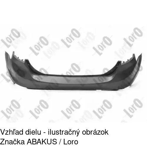 Zadný nárazník 32C196 /POLCAR/