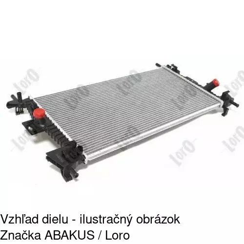 Chladiče vody 32M1081K /POLCAR/ - obr. 2