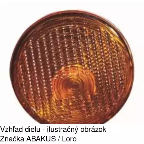Predná smerovka s obrysom POLCAR 340019