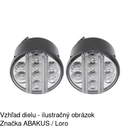 Predná smerovka s obrysom 340020 /POLCAR/ - obr. 1