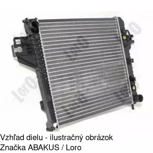 Chladiče vody 3410081K /POLCAR/ - obr. 1