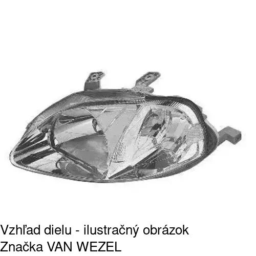 Hlavný reflektor 3812094E /POLCAR/ - obr. 2