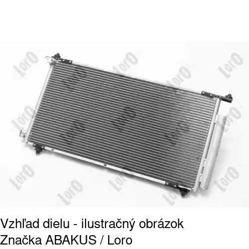 Chladiče klimatizácie 3876K8C1S /POLCAR/ - obr. 1