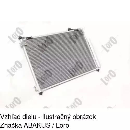 Chladiče klimatizácie 3877K8C2S /POLCAR/ - obr. 1