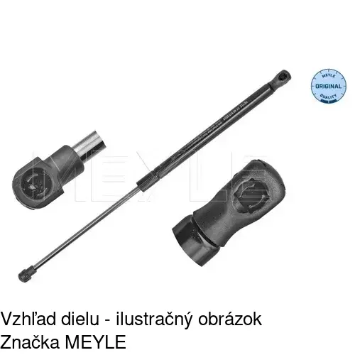 Plynová pružina 4003AB /POLCAR/ - obr. 1