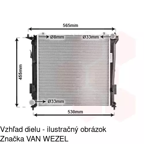 Chladiče vody 401508-2 /POLCAR/ - obr. 2