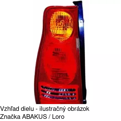 Zadné svetlo 403588-E /POLCAR/