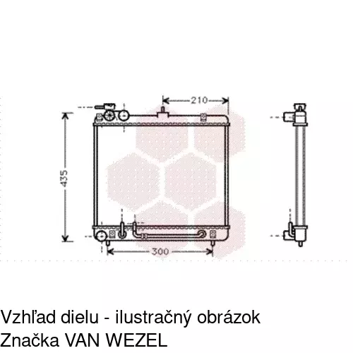 Chladiče vody 404008-1 /POLCAR/ - obr. 1