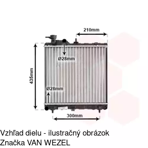 Chladiče vody 404008-A /POLCAR/ - obr. 2