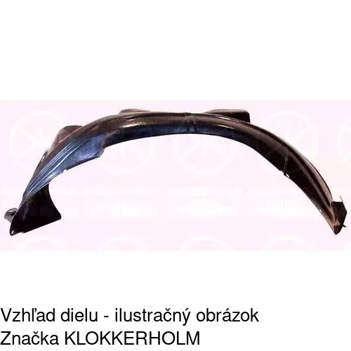 Podblatník (plast) POLCAR 4042FP1T
