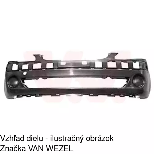 Predný nárazník 404407 /POLCAR/