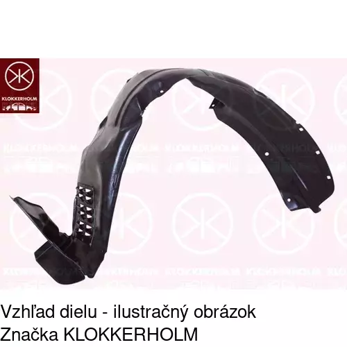 Podblatník (plast) 4052FL1T /POLCAR/