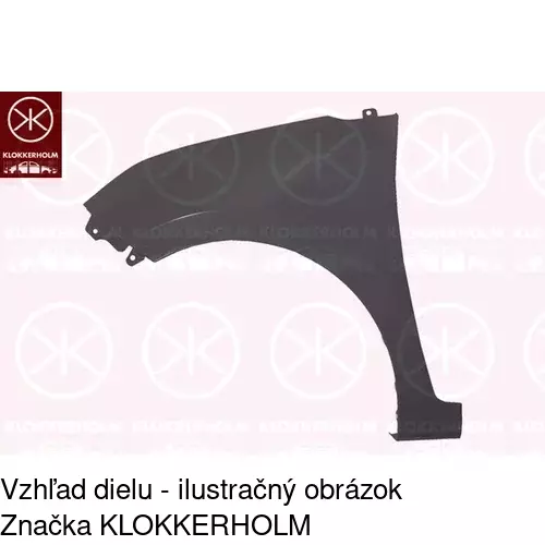 Predný blatník POLCAR 40A202