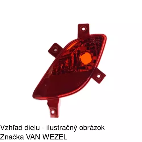 Hmlové svetlo - zadné 40C2981X /POLCAR/ - obr. 1