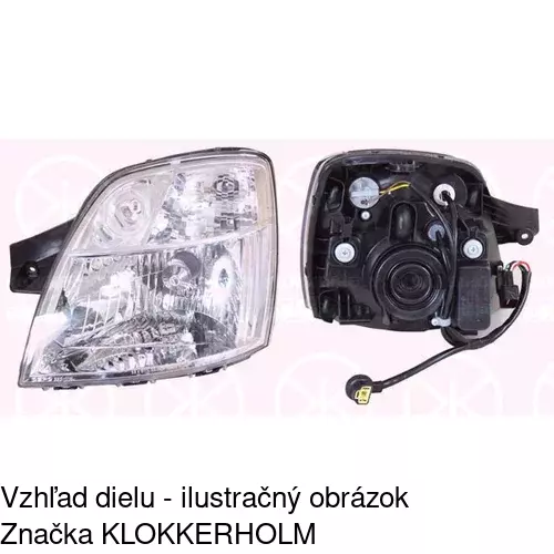 Hlavný reflektor 4106100E /POLCAR/ - obr. 3