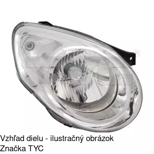 Hlavný reflektor POLCAR 4107101E