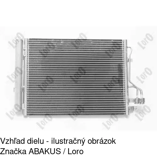 Chladiče klimatizácie 4107K8C1S /POLCAR/ - obr. 1