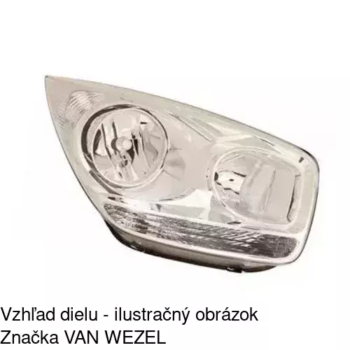 Hlavný reflektor 410810-U /POLCAR/ - obr. 3